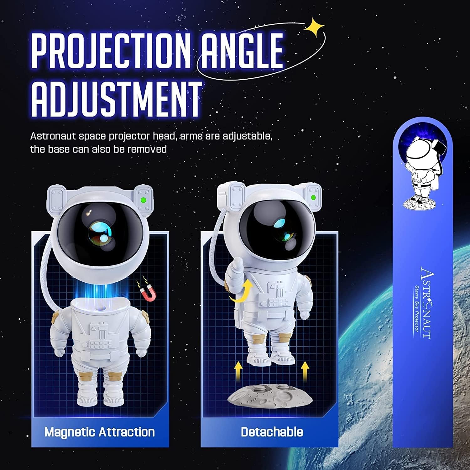 Astronaut Mini Projector