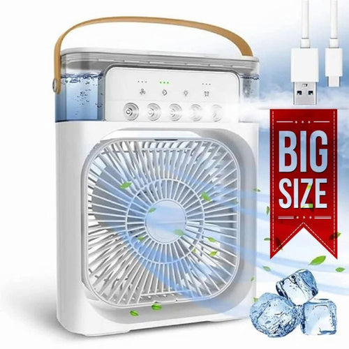 Air Cooler Mist-Fan-Mini-Table-Fan-for-Home-with-3-Speed-Mode-with-Water-Spray
